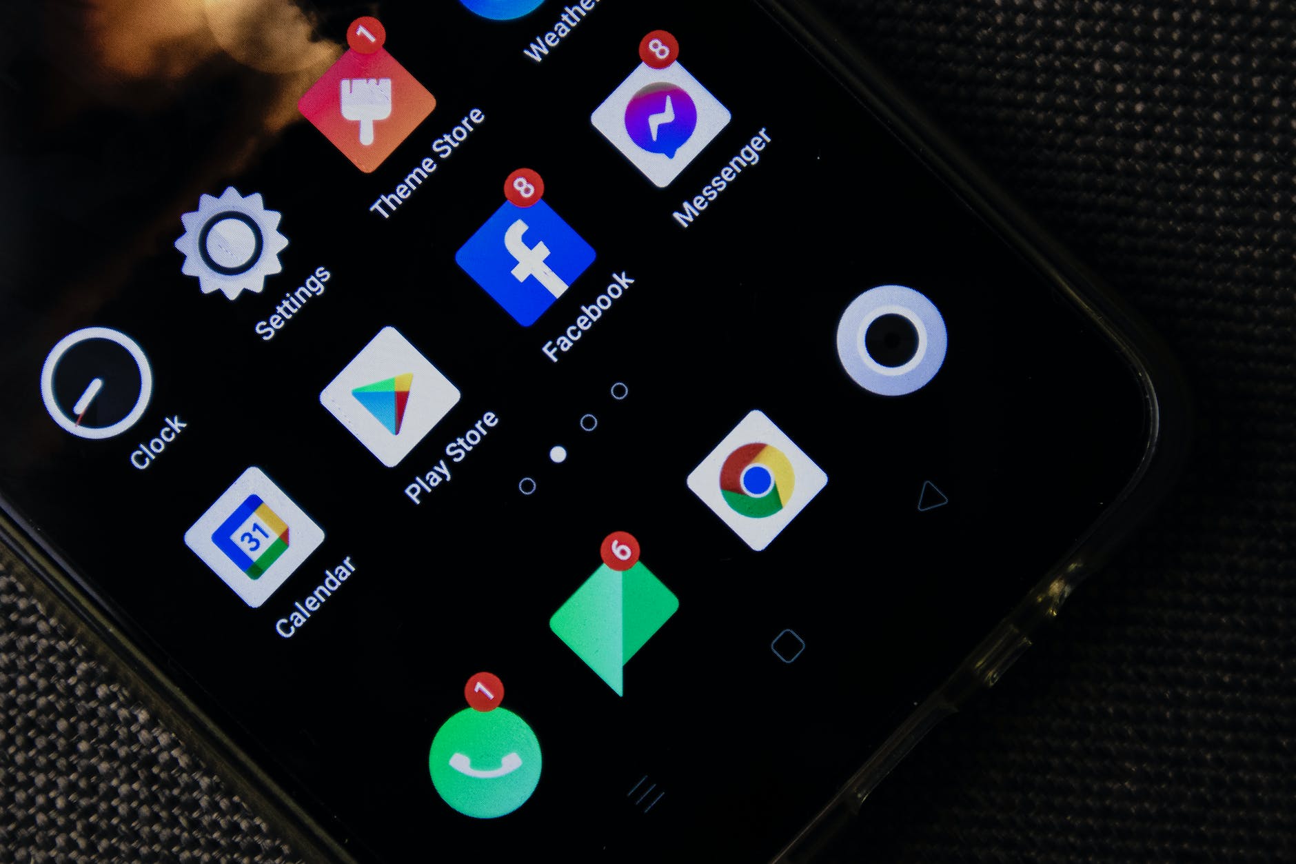 close up shot of a smartphone